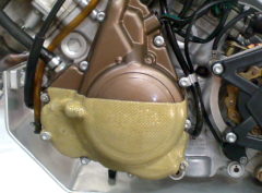 Aprilia SXV Carbon Engine Cover 2